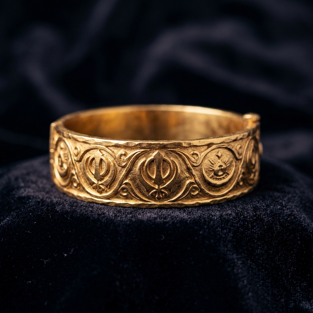 Gold Kara Bracelet Men